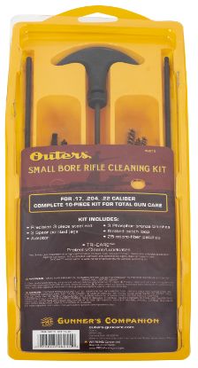 Picture of Outers 46215 Brass Rod Rifle Kit Small Bore Rifle 17/204/22 Caliber 9 Pieces 