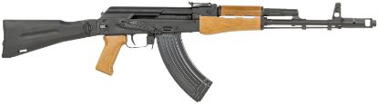 Picture of Kalashnikov Usa Kr103sfsaw Kr-103 7.62X39mm 30+1 16.33" Chrome-Lined Barrel, Forged Trunnion, Side Optic Rail, Black Side Folding Stock, Amber Wood Handguard & Grip, Includes 1 30Rd Magazine 