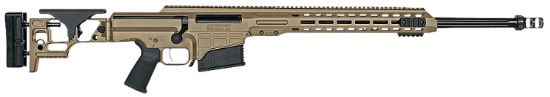 Picture of Barrett 18491 Mrad 308 Win 22" 10+1 Flat Dark Earth Cerakote Flat Dark Earth Folding With Adjustable Lop Stock Black Polymer Grip Right Hand 