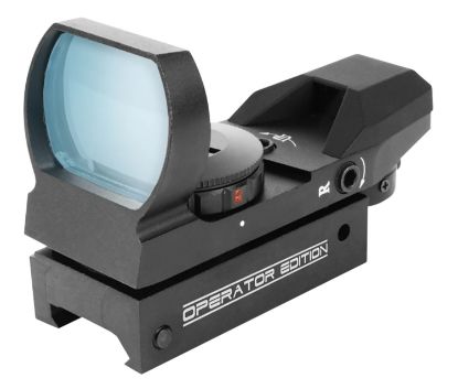 Picture of Aim Sports Rt40e1 Reflex Sight Operator Edition Black Anodized 1 X 24 X 34 Mm Red/Green Multi Reticle 
