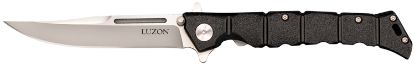 Picture of Cold Steel Cs20nql Luzon Medium 4" Folding Clip Point Plain 8Cr13mov Ss Blade/Black Gfn Handle Features Safety Switch Includes Pocket Clip 