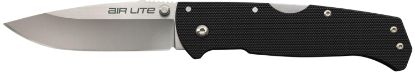 Picture of Cold Steel Cs26wd Air Lite 3.50" Folding Drop Point Plain Aus-10A Ss Blade/Black G10 Handle Includes Pocket Clip 