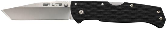 Picture of Cold Steel Cs26wt Air Lite 3.50" Folding Tanto Plain Aus-10A Ss Blade/Black G10 Handle Includes Pocket Clip 