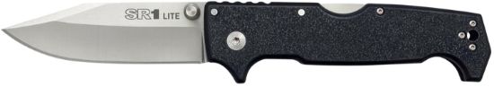 Picture of Cold Steel Cs62k1 Sr1 Lite 4" Folding Clip Point Plain 8Cr13mov Ss Blade/Black Griv-Ex Handle Includes Pocket Clip 