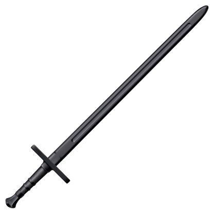 Picture of Cold Steel Cs92bkhnh Hand & A Half Training Sword 34" Fixed Plain Black Polypropylene 