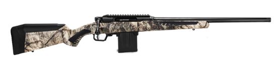 Picture of Savage Arms 57657 Impulse Predator 22-250 Rem 10+1 Matte Black 20" Threaded Barrel/Rec, Mossy Oak Terra Gila Fixed Accustock With Accufit, Includes Detachable Box Mag 