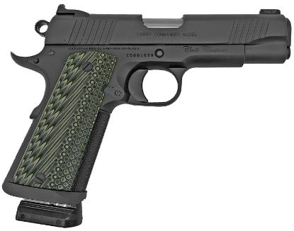 Picture of Colt Mfg O4042cs Limited 1911 Custom Carry 9Mm Luger 7+1 4.25" Black National Match Barrel, Decobond Smoke Gray Serrated Steel Slide & Frame W/Beavertail, Gray G10 Grip, Ambidextrous 