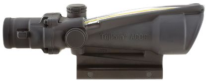 Picture of Trijicon 100146 Acog Matte Black 3.5X35mm Illuminated Amber Chevron .223/5.56 Bdc Reticle 