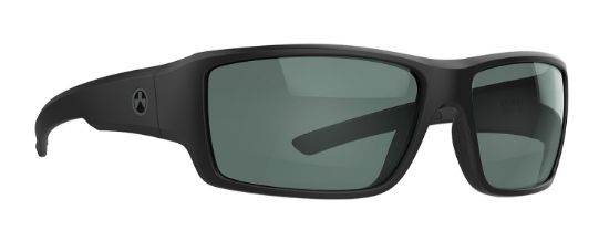 Picture of Magpul Mag1132-1-001-1900 Ascent Eyewear Adult Gray Green Lens Scratch Resistant Black Frame 