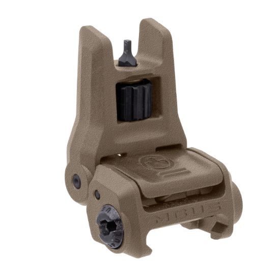 Picture of Magpul Mag1166-Fde Mbus 3 Sight Front Flat Dark Earth Flip Up Ar-10/Ar-15/M4/M16/M110/Sr-25 