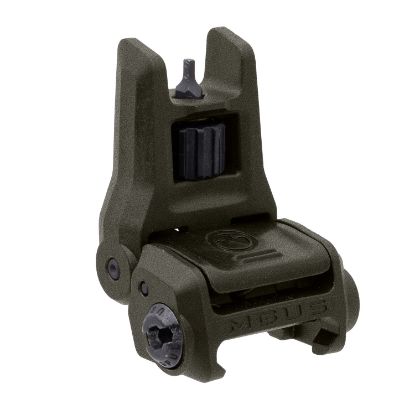 Picture of Magpul Mag1166-Odg Mbus 3 Sight Front Olive Drab Green Flip Up Ar-10/Ar-15/M4/M16/M110/Sr-25 