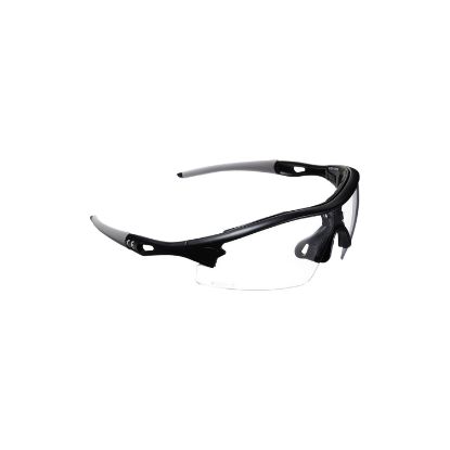 Picture of Allen 2380 Aspect Shooting & Safety Glasses Adult Clear Lens Anti-Scratch Polycarbonate Black Frame 