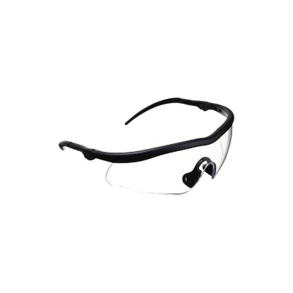 Picture of Allen 2384 Guardian Shooting Glasses Adult Clear Lens Anti-Scratch Polycarbonate Black Frame 