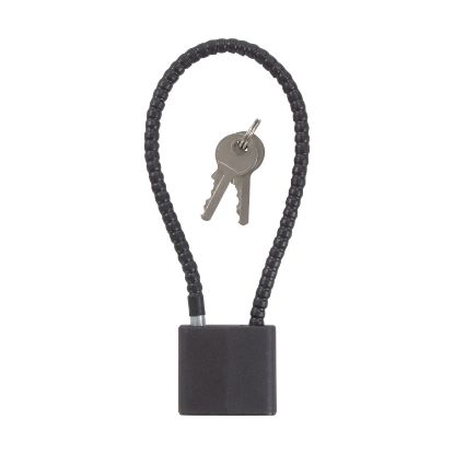 Picture of Allen 15413 Cable Lock Open With Key Black Stainless Steel Firearm Fit- Handgun/Rifle/Shotgun 