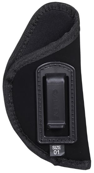 Picture of Allen 44601 Inside-The-Pant Conceal Carry Holster Size 01 Iwb Black Ultrasuede Fabric, Fits Medium Frame Autos, Belt Clip Mount, Right Hand 