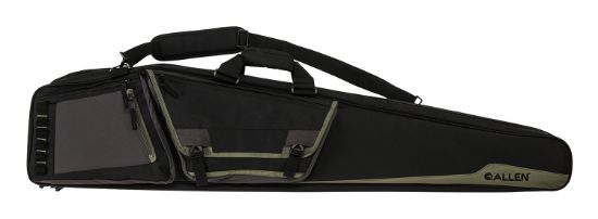 Picture of Allen 90650 Rocky Double Rifle Case 50" Black Endura W/Tan Trim, Daisy Chain Loops, Lockable Zippers, Adjustable/Removeable Padded Shoulder Strap Holds 2 Rifles 