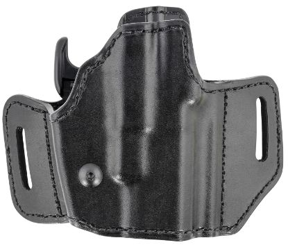 Picture of Bianchi 51831 Allusion Assent Pro-Fit Owb Size 11 Black Leather Belt Slide Compatible W/Glock 26/S&W M&P Shield/S&W M&P Compact/Fn Fns Compact Belt Up To 1.50" Wide Right Hand 