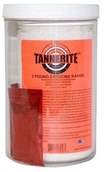 Picture of Tannerite 2Et 2 Pound Target Impact Enhancement Explosion White Vapor Rifle Firearm 2 Lbs 6 Per Case 