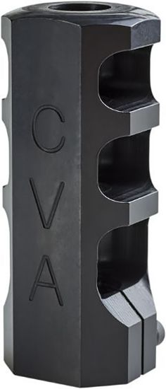 Picture of Cva Ac1726 Muzzle Brake Black Nitride With 3/4"-24 Tpi Threads For 50 Cal Cva Paramount, Accura Lr-X, Accura Mr-X 