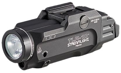 Picture of Streamlight 69470 Tlr-10 Gun Light With Red Laser Black Anodized 1,000 Lumens White Led 