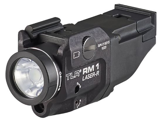 Picture of Streamlight 69446 Tlr Rm 1 Laser Rail Mounted Tactical Lighting System Black Anodized 500 Lumens White Led/Red Laser 