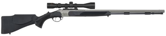 Picture of Traditions R556110460 Vortek Strikerfire 50 Cal 209 Primer 28" Stainless Cerakote Black Synthetic Stock 3-9X40 Scope 