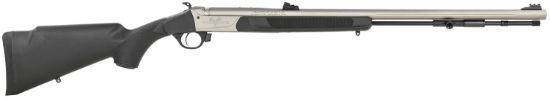 Picture of Traditions R74110440s Pursuit Xt 50 Cal 209 Primer 26" Stainless Cerakote Black Synthetic Stock Includes Williams Fiber Optic Sights 
