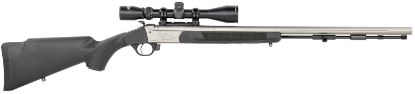 Picture of Traditions R574110440 Pursuit Xt 50 Cal 209 Primer 26" Stainless Cerakote Black Synthetic Stock 3-9X40 Scope 