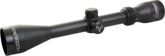 Picture of Traditions A1143rir Muzzleloader Scope 3-9X 40Mm Matte Finish Illuminated Range Finding Reticle 