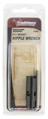 Picture of Traditions A1421 Nipple Wrench In Line Rifle Universal Steel Black 