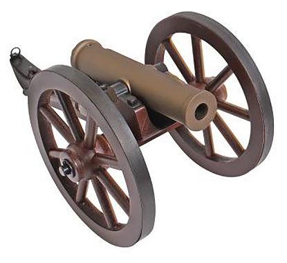 Picture of Traditions Cn8061 Mountain Howitzer Mini Cannon 50 Cal 6.75" Burnt Bronze Barrel Breech Action 