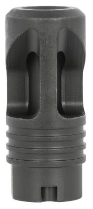 Picture of Lbe Unlimited Ak47-Dp Dual Port Flash Hider Black With 14X1 Lh Threads Ak-Platform 