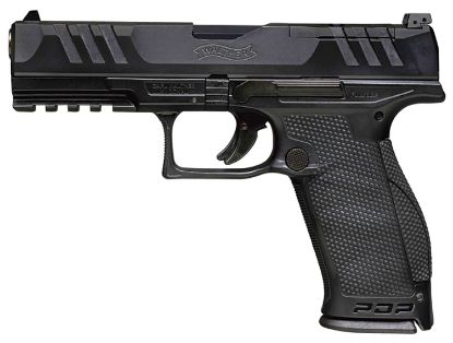 Picture of Walther Arms 2842475 Pdp 9Mm Luger 18+1 4.50" Black Polygonal Rifled Barrel, Black Optic Ready/Serrated Steel Slide, Black Polymer Frame W/Picatinny Rail, Ambidextrous 