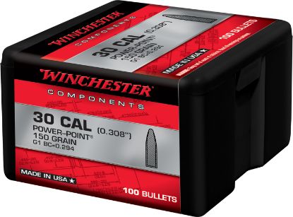 Picture of Winchester Ammo Wb30pp150x Centerfire Rifle 30 Cal .308 150 Gr Power Point 100 Per Box/ 10 Case 