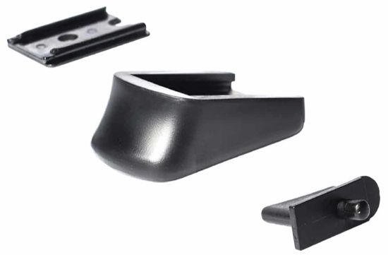 Picture of Mec-Gar F42090set Finger Rest Set Made Of Polymer & Steel With Blued Finish For Walther Pp, Ppk & Ppk/S Magazines 