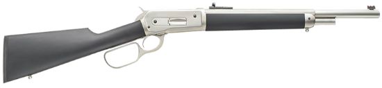 Picture of Chiappa Firearms 920355 1886 Kodiak 45-70 Gov 4+1, 18.50" Barrel, Steel Barrel/ Receiver W/ Matte Chrome Coating, Black Rubber Coated Walnut Stock, Right Hand 