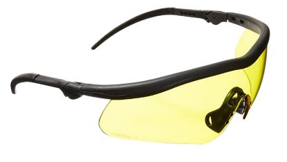 Picture of Allen 2379 Guardian Shooting Glasses Adult Yellow Lens Anti-Scratch Polycarbonate Black Frame 