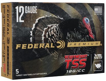 Picture of Federal Ptssx197f79 Premium Turkey Heavyweight Tss 12 Gauge 3" 2 Oz Tungsten 7/9 Shot 5 Per Box/ 50 Case 