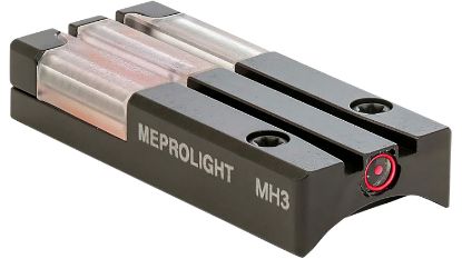 Picture of Meprolight Usa 631053408 Ft Bullseye Rear Sight Black | Red Tritium/Fiber Optic 