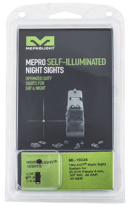 Picture of Meprolight Usa 102243107 Tru-Dot Black | Green Tritium With Black Outline Front Sight 