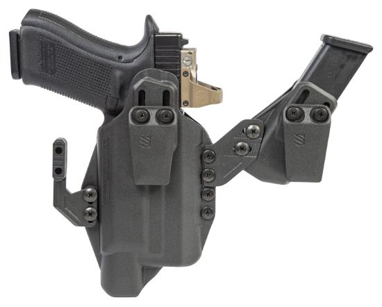 Picture of Blackhawk 416876Bk Stache Iwb Size 76 Black Polymer Belt Clip Compatible W/Glock 43X/48 W/Surefire Xsc Ambidextrous 