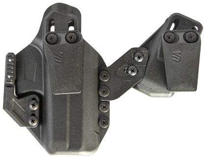 Picture of Blackhawk 416176Bk Stache Premium Kit Iwb Size 76 Black Polymer Belt Clip Compatible W/Glock 48 Ambidextrous 