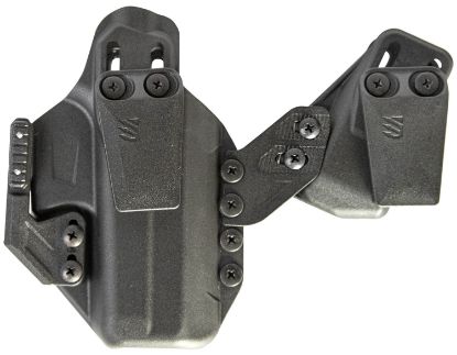 Picture of Blackhawk 416168Bk Stache Iwb Size 68 Black Polymer Belt Clip Compatible W/Glock 43/ 43X/Springfield Hellcat Ambidextrous 