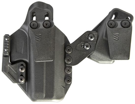 Picture of Blackhawk 416149Bk Stache Iwb Size 49 Black Polymer Belt Clip Fits Ruger Lc9/Ec9/Lc380 Ambidextrous 