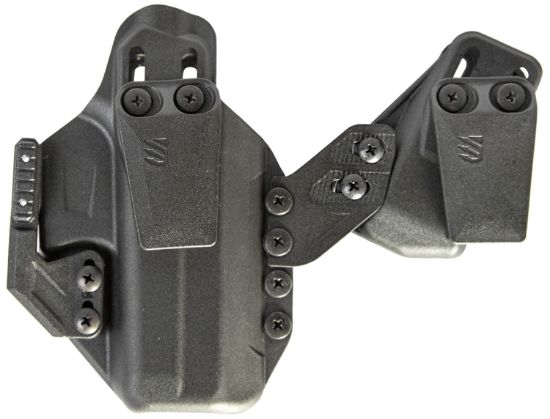 Picture of Blackhawk 416142Bk Stache Iwb Size 42 Black Polymer Belt Clip Fits Colt Commander Ambidextrous 