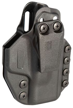 Picture of Blackhawk 416076Bk Stache Iwb Size 76 Black Polymer Belt Clip Compatible W/Glock 48/S&W Shield Ez9 Ambidextrous 