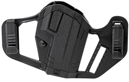 Picture of Uncle Mike's 79130 Apparition Iwb/Owb Black Polymer Belt Clip Compatible W/Glock 43/43X Ambidextrous 