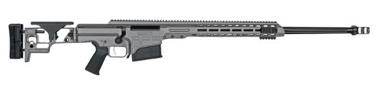 Picture of Barrett 18498 Mrad 6.5 Creedmoor 24" 10+1 Tungsten Gray Cerakote Gray Fixed Adjustable Comb Stock Black Polymer Grip Right Hand 