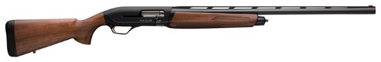 Picture of Browning 011735305 Maxus Ii Hunter Full Size 12 Gauge Semi-Auto 3" 4+1 26" Matte Blued Vent Rib Barrel, Matte Black Aluminum Receiver, Adj Shim Grade I Turkish Walnut Wood Stock 