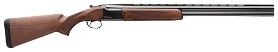 Picture of Browning 018258305 Citori Hunter 12 Gauge 26" Barrel 3" 2Rd, Blued Barrels & Receiver With Gold Enhancement, Satin American Black Walnut Stock 